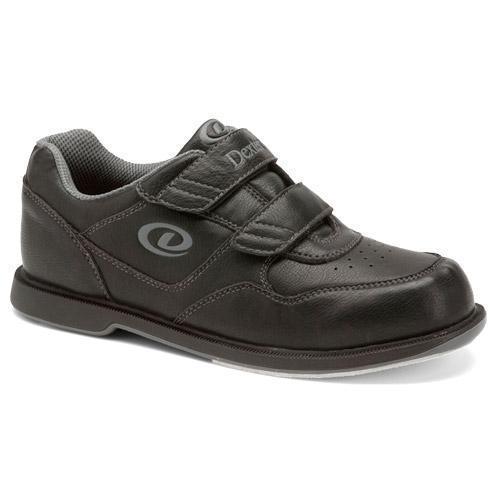 V Strap Black Velcro Men's Bowling Shoes