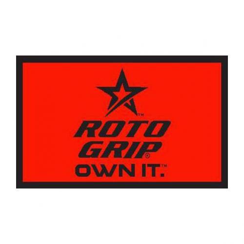 Roto Grip Woven Towel - Red/Black