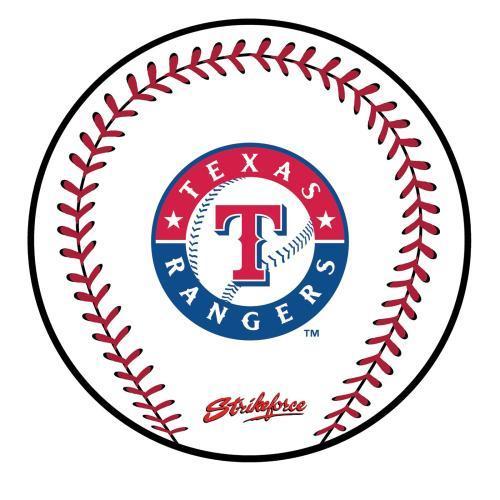 MLB Round Rubber Shammy - Texas Rangers