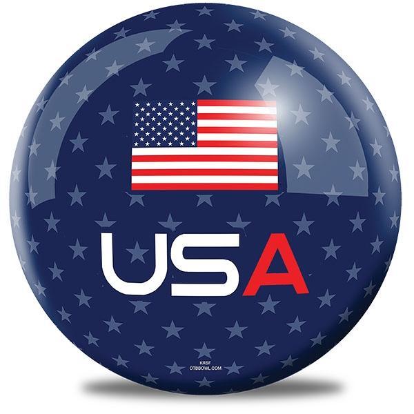 USA Flag Bowling Ball