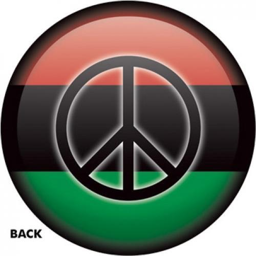 African Flag - Peace Bowling Ball