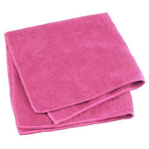 Classic Economy Microfiber Towel (16"x16") - Pink