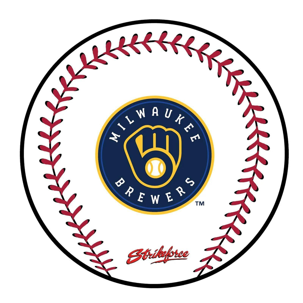 KR Strikeforce MLB Round Rubber Shammy - Milwaukee Brewers