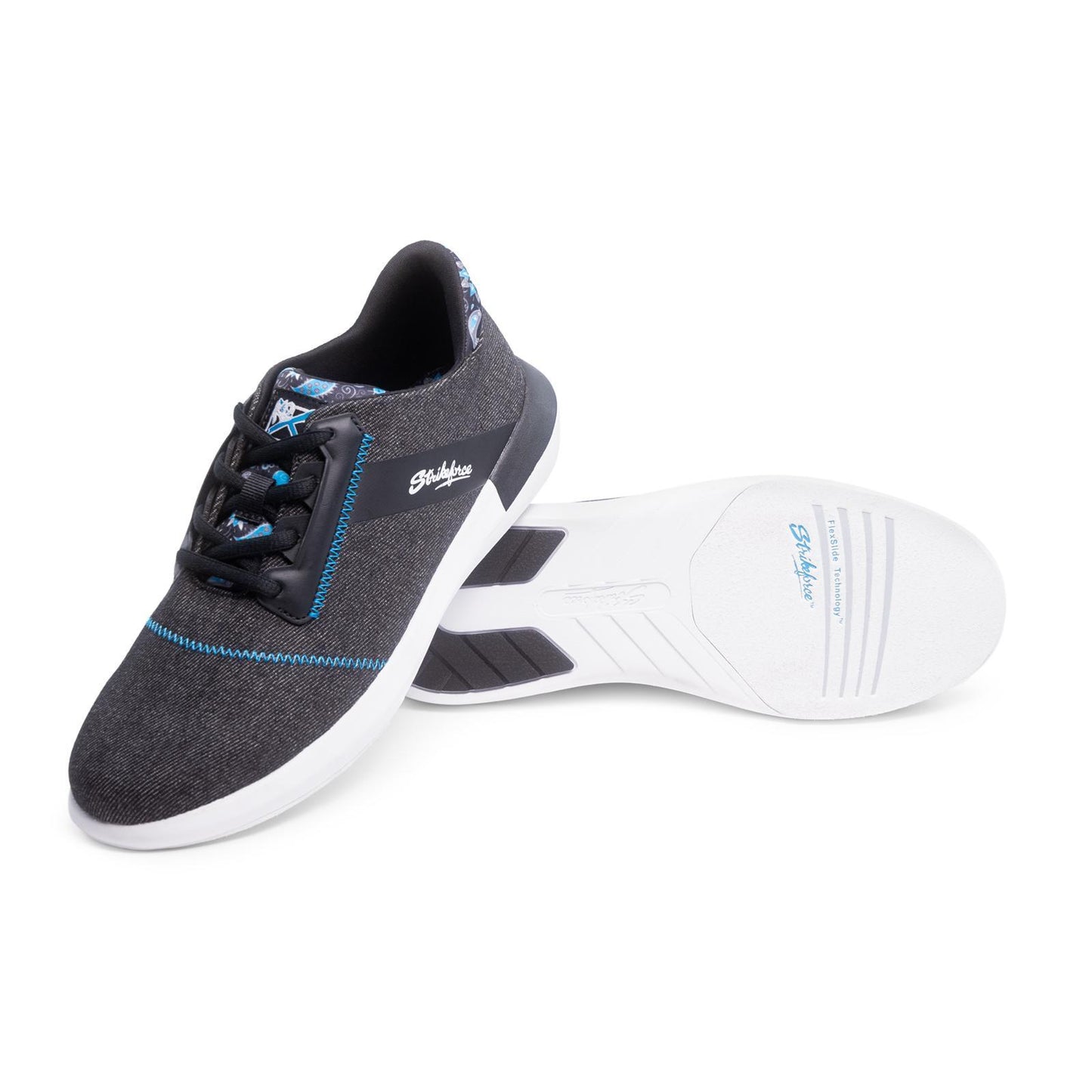 Lux Black/Ocean Blue Women's Bowling Shoes