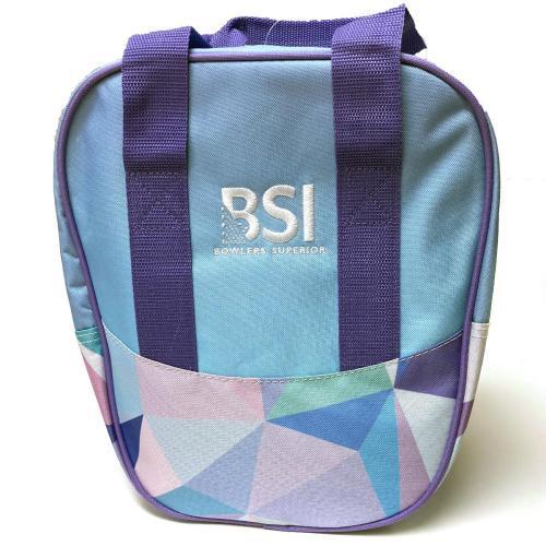 Nova 1 Ball Tote - Purple/Pink Triangles