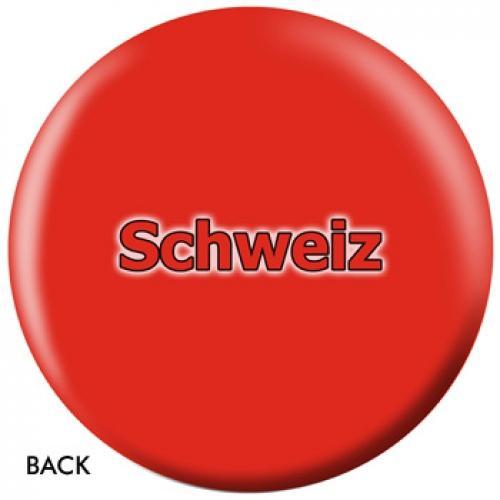 Swiss Flag Bowling Ball