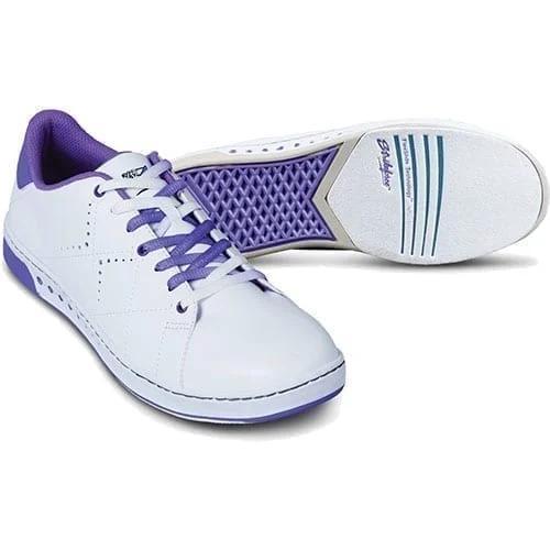 KR Strikeforce Gem White/Purple Women's Bowling Shoes