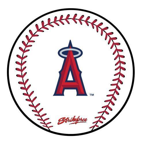 MLB Round Rubber Shammy - Los Angeles Angels