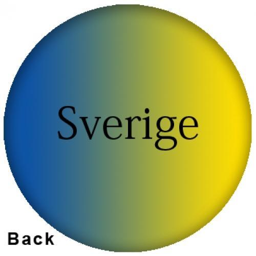 Swedish Flag Bowling Ball