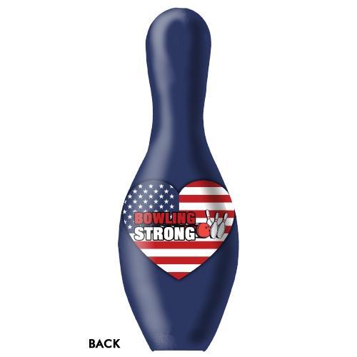 Bowling Strong US Heart Pin