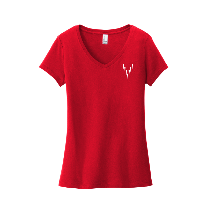 Ladies V-Neck T Shirts (All Colors)