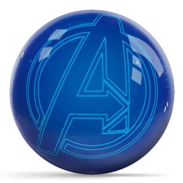 Avengers Blue Logo Bowling Ball
