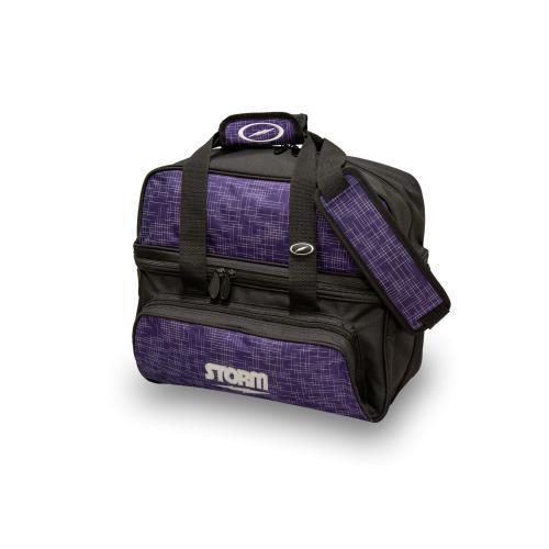 2 Ball Tote Deluxe Abstract Purple/Black