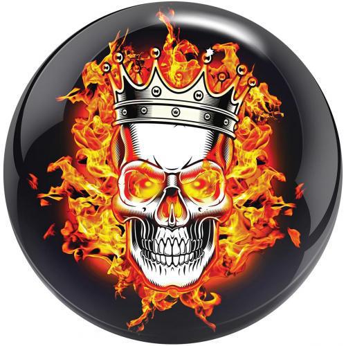 Flaming Skull Viz-A-Ball