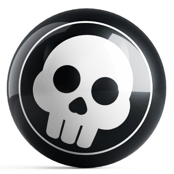 Comic Skull Bowling Ball