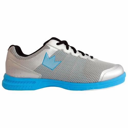 Fuze Silver/Sky Blue Men's Bowling Shoes (DISCO)