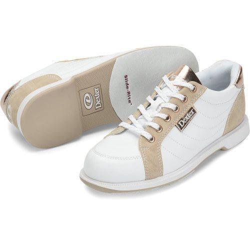 Dexter Groove IV White Rose Gold Women’s Bowling Shoes