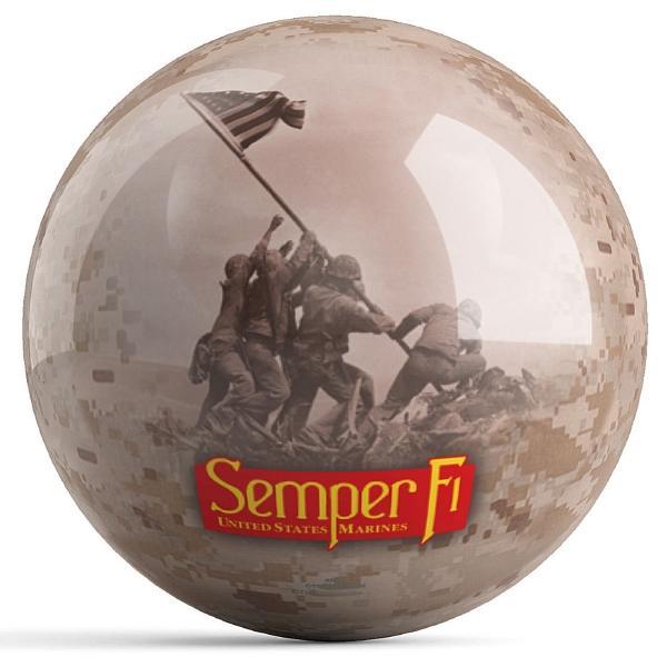 Marines Iwo Jima Bowling Ball