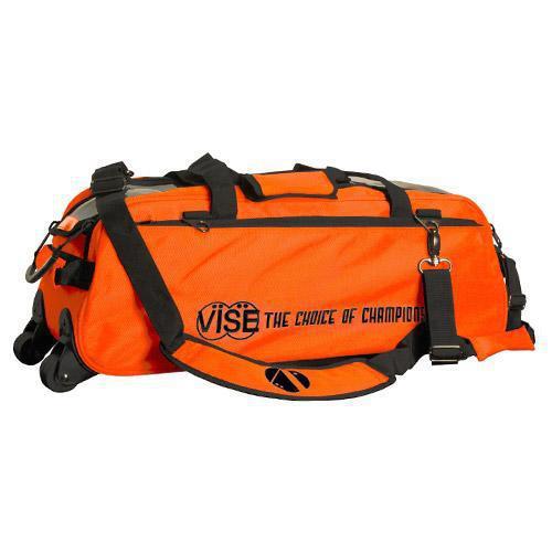 Vise 3 Ball Clear Top Tote Roller Orange