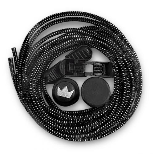 Elastic No Tie Laces - Black