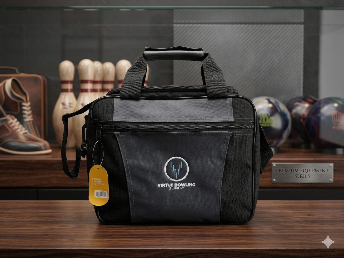 Virtue Compact 1 Ball Tote - Charcoal