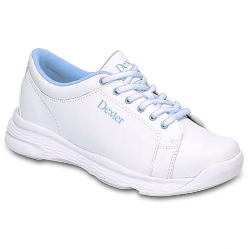 Raquel V JR White/Blue Youth Bowling Shoes (DISCO)