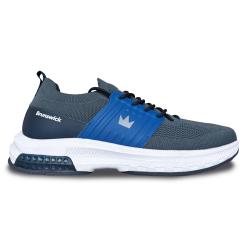 Alpha Max Grey/Navy Men's Bowling Shoes