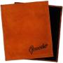 Padded Leather Shammy - Black / Orange