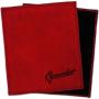 Padded Leather Shammy - Black / Red
