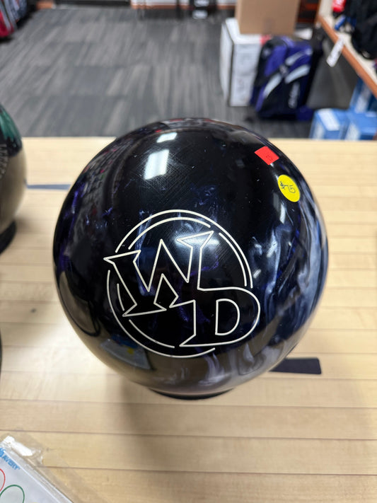 (Used) White Dot Purple/black/Silver 15lb #1032