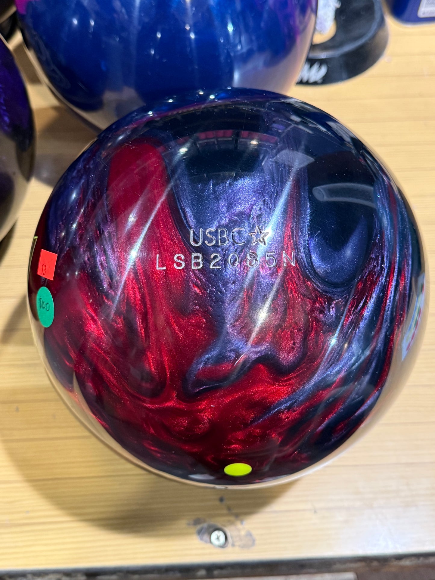 Used Raw Hammer Red/Smoke/Black Pearl 13lb #085N