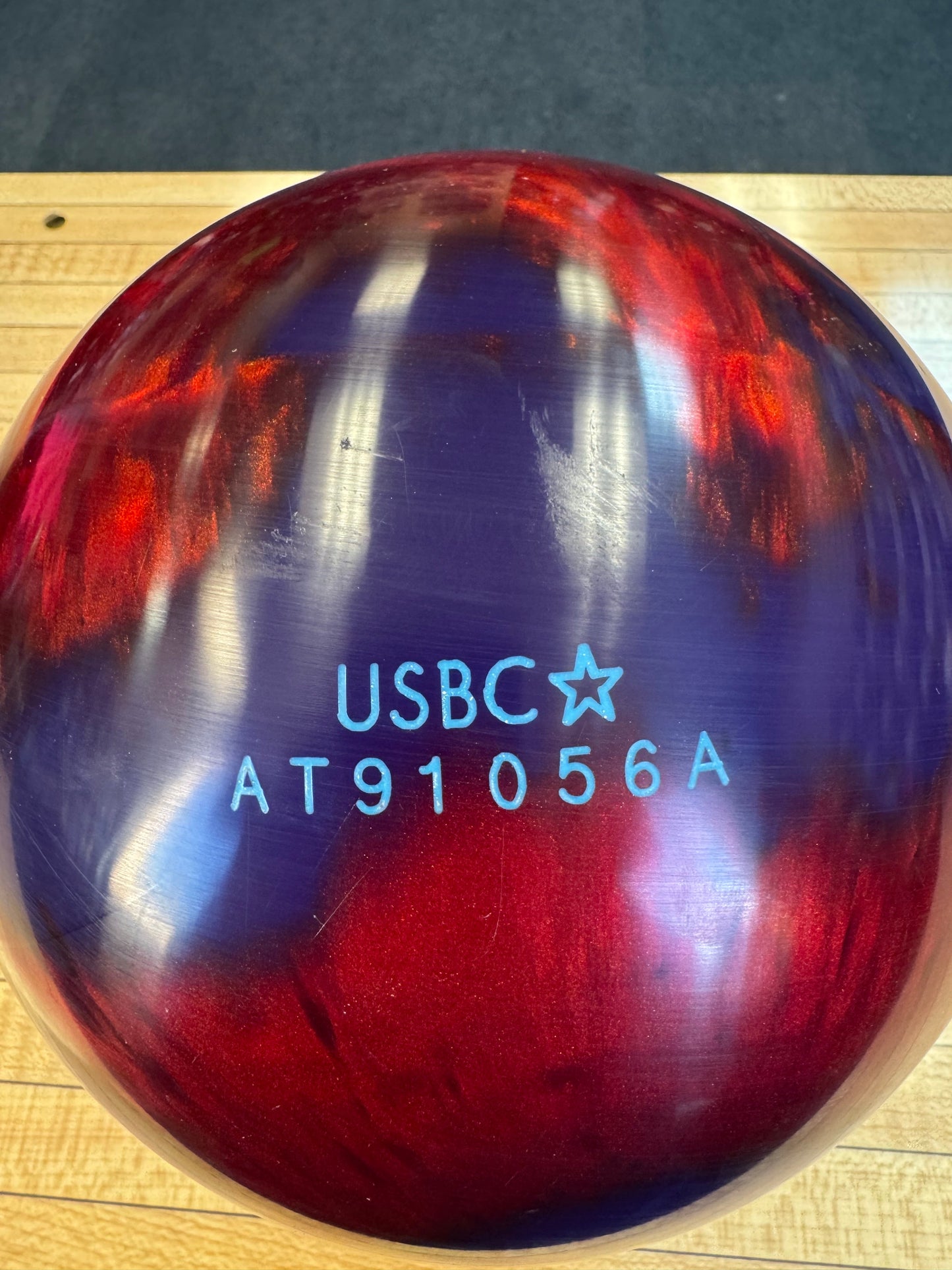 (Used) Dark Side Hybrid 15lb #056A (Video Ball)
