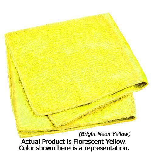 Classic Economy Microfiber Towel (16"x16") - Yellow