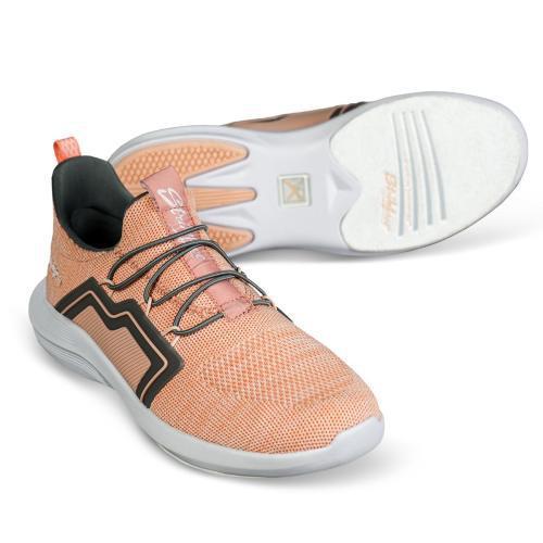 Milan Coral/Grey Women's Bowling Shoes