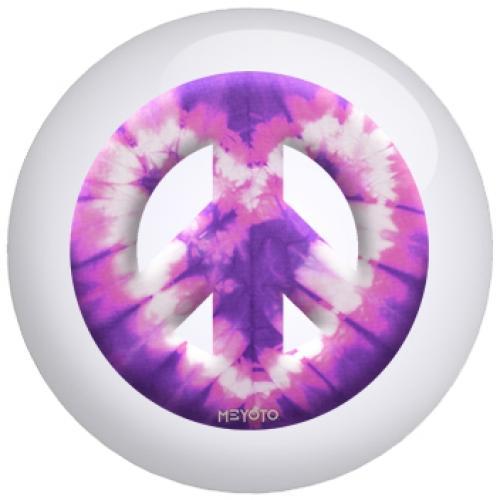 Purple Heart Tie Dye Bowling Ball