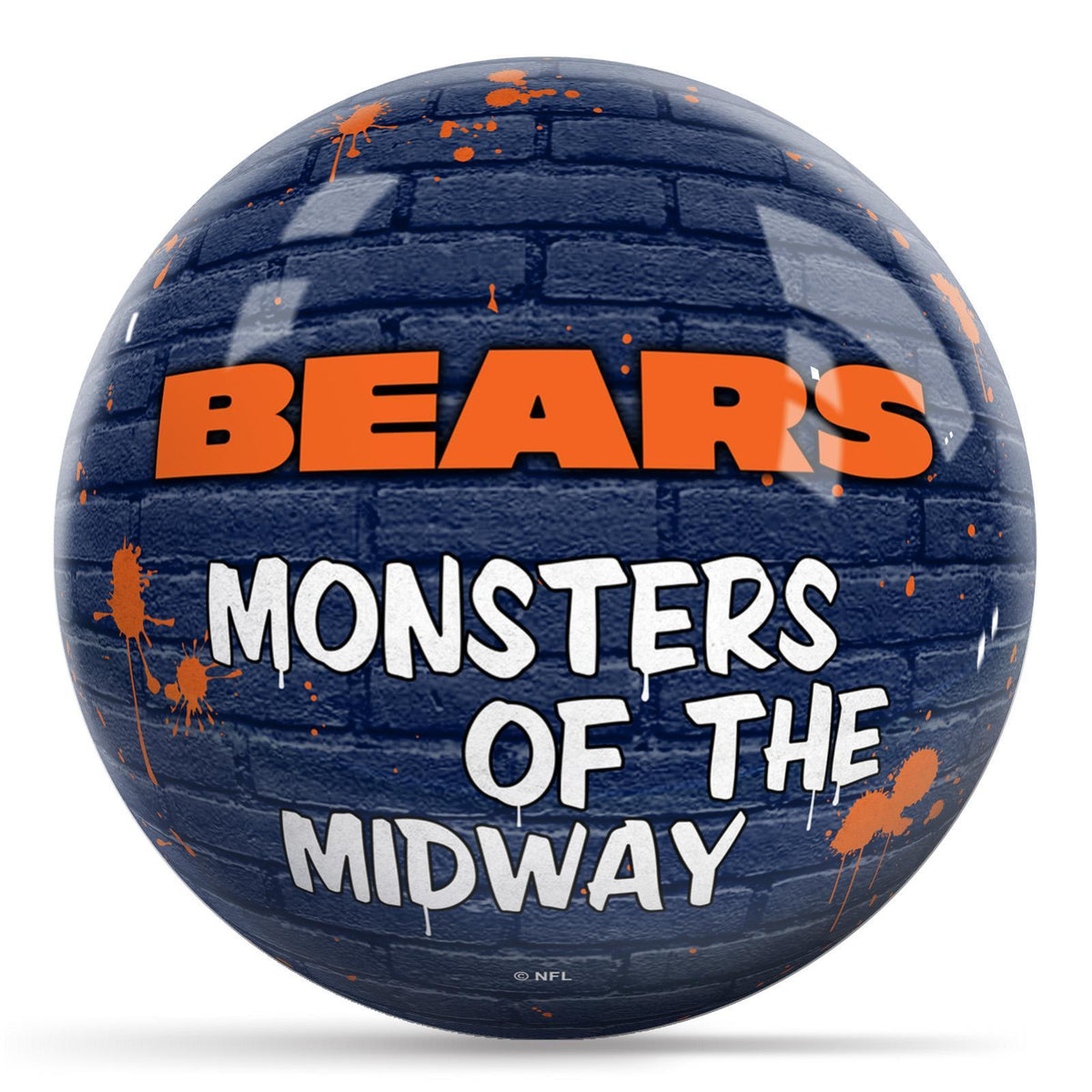 OTB NFL Graffiti Wall Ball - Chicago Bears