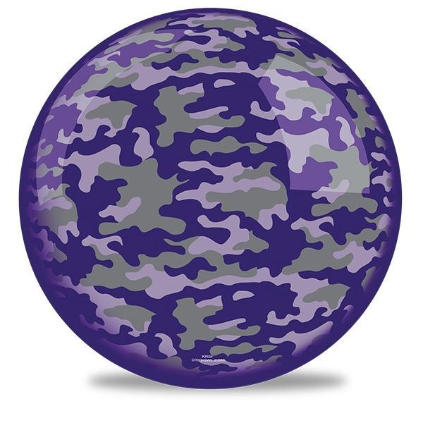 Purple Camo Bowling Ball
