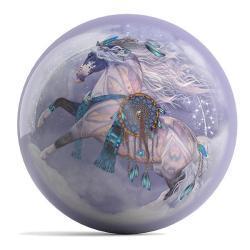 Cloud Dancer Horse Bowling Ball