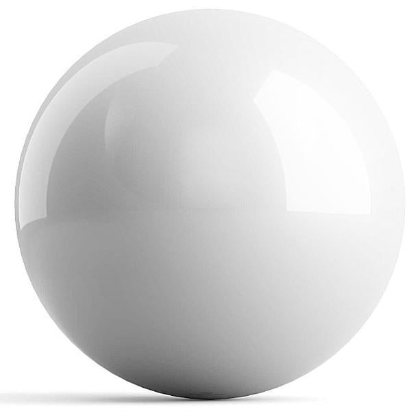 White Cue Ball Bowling Ball