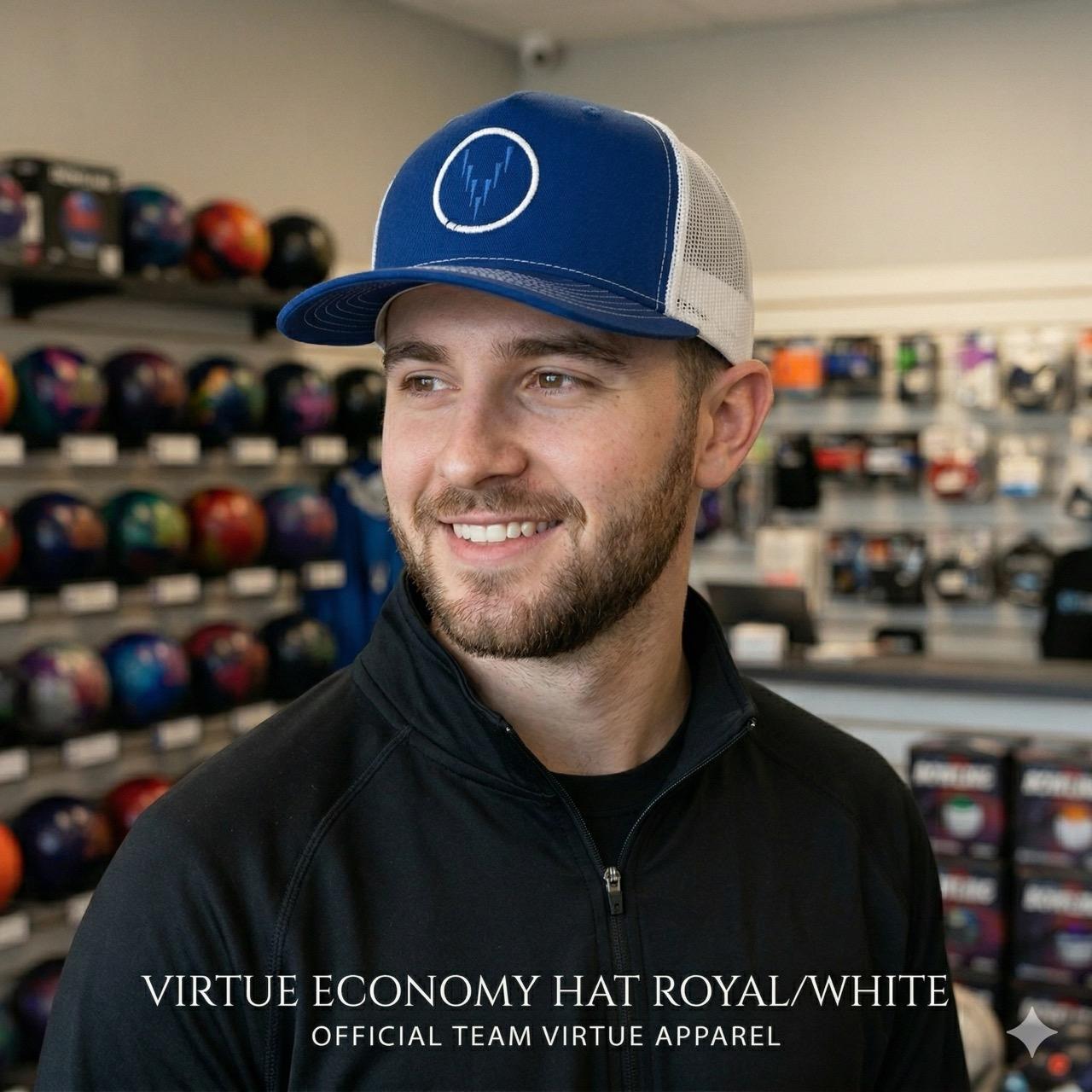Virtue Economy Hat Royal/White