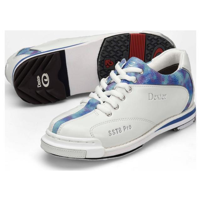 Dexter SST 8 Pro White/Blue Tie Dye Women's Bowling Shoes