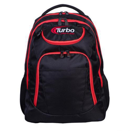 Shuttle Backpack Black W/ Red Zipper
