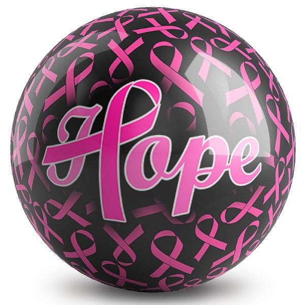 Pink Ribbons Hope Bowling Ball