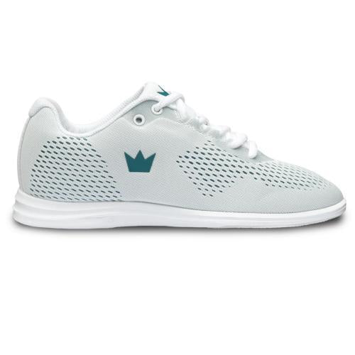 Axis White/Teal Women's Bowling Shoes