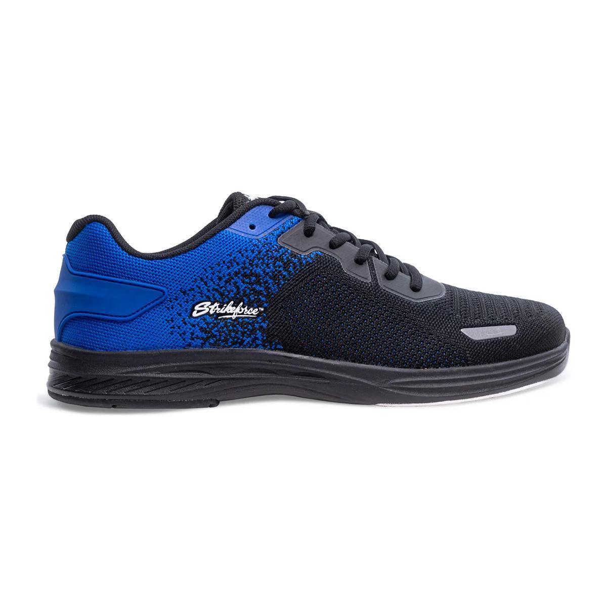 KR Strikeforce Wingman Black/Royal Men's Bowling Shoes