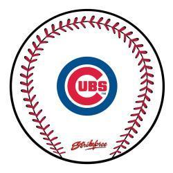 MLB Round Rubber Shammy - Chicago Cubs