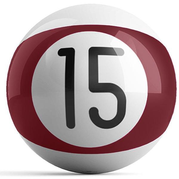 Burgundy Stripe 15 Bowling Ball