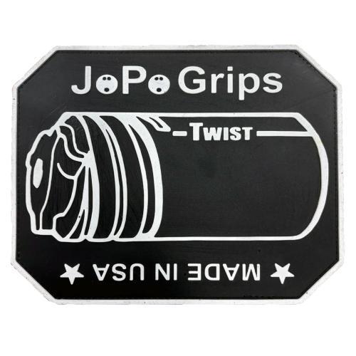 JoPo Grips Rubber Shammy - Black Twist Logo