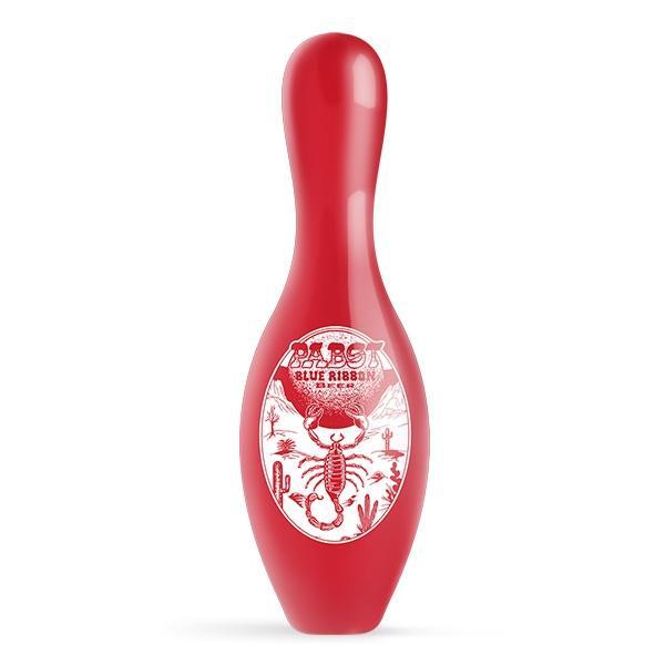 Scorpion Red/White Pin