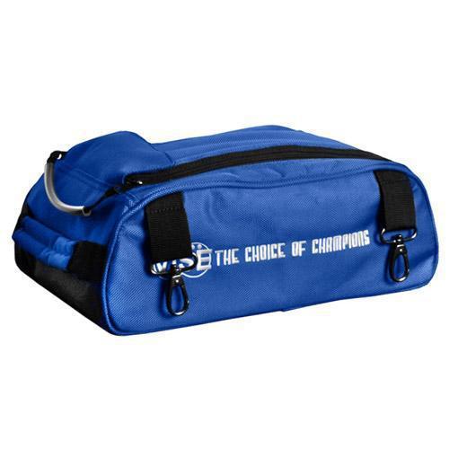 2 Ball Clear Top Tote Roller Shoe Bag Blue